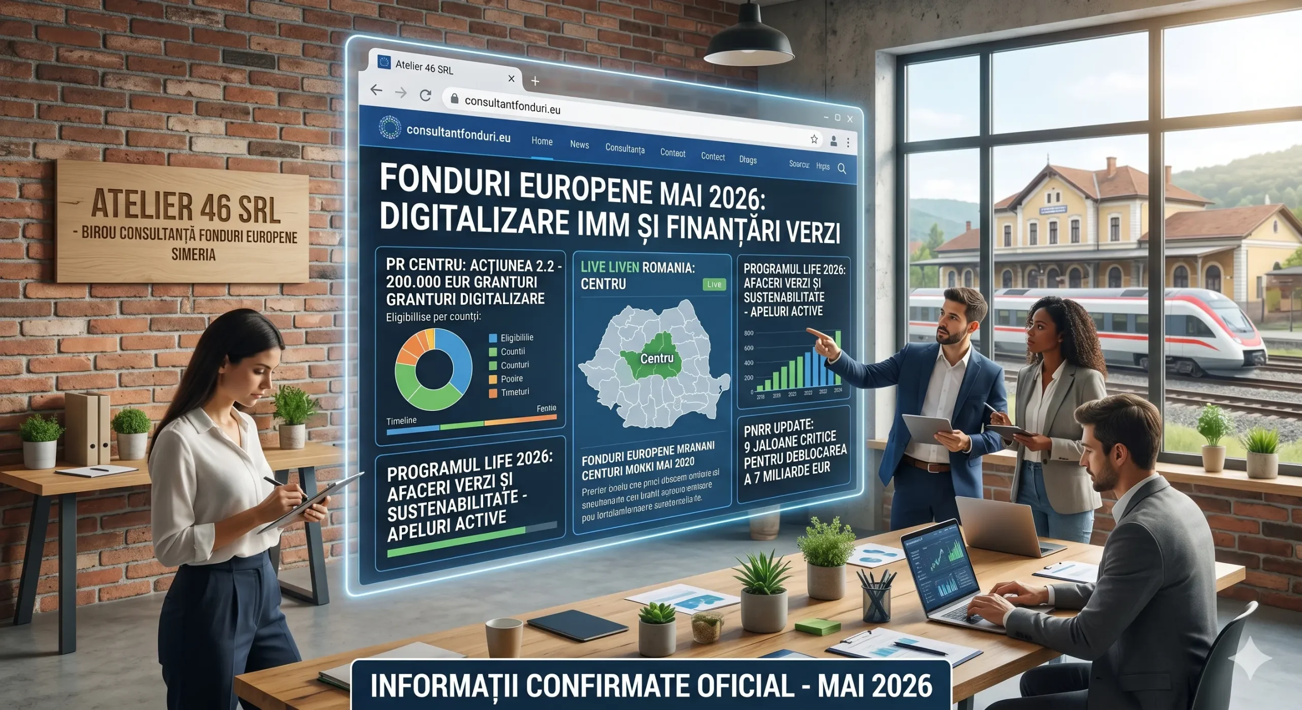 fonduri europene digitalizare IMM mai 2026